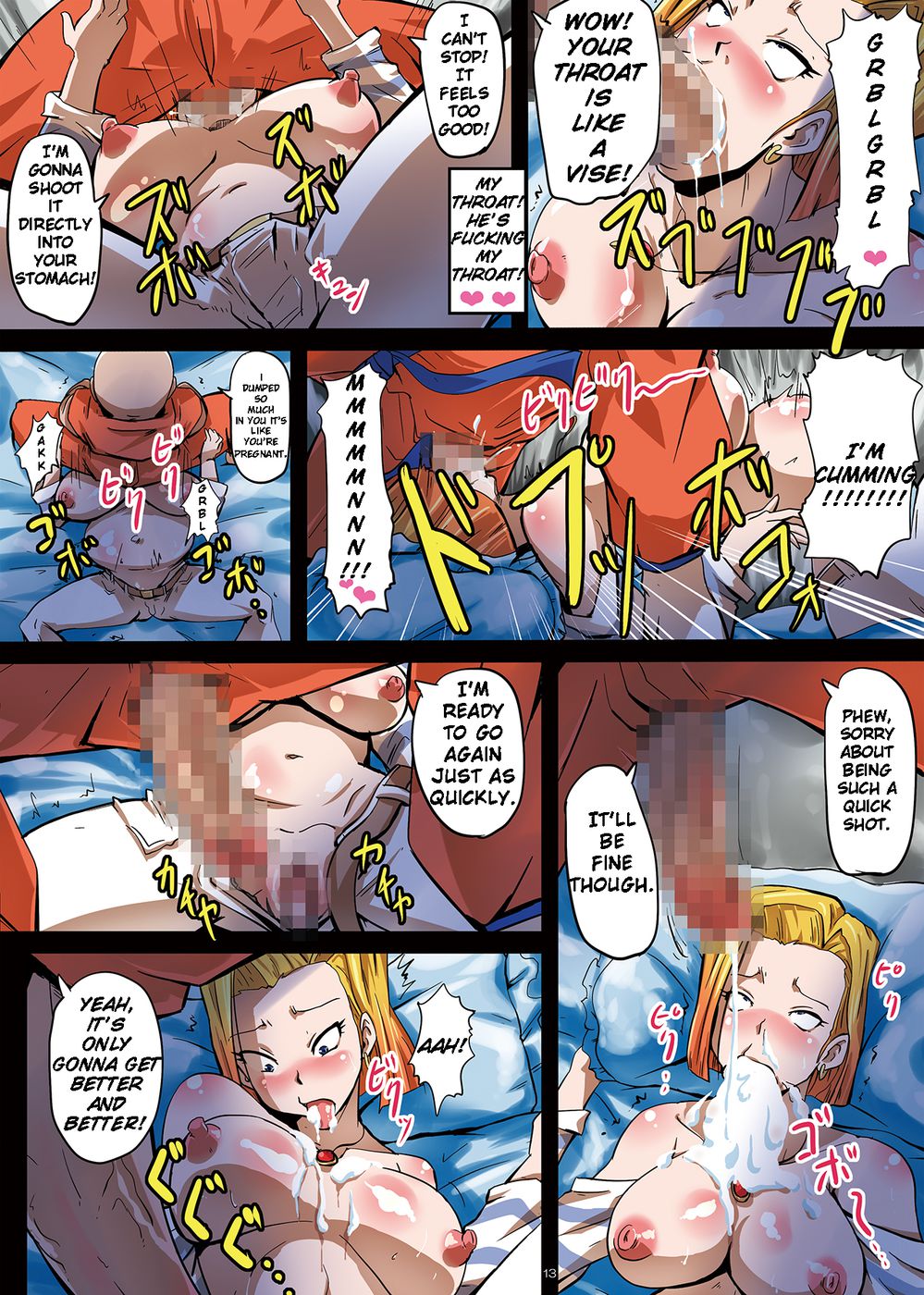 Hentai Manga Comic-The Plan to Subjugate 18 -Bulma and Krillin's Conspiracy to Turn 18 Into a Sex Slave-Read-14